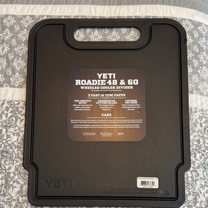 Yeti Black Cooler Divider for Roadie 48 & 60
